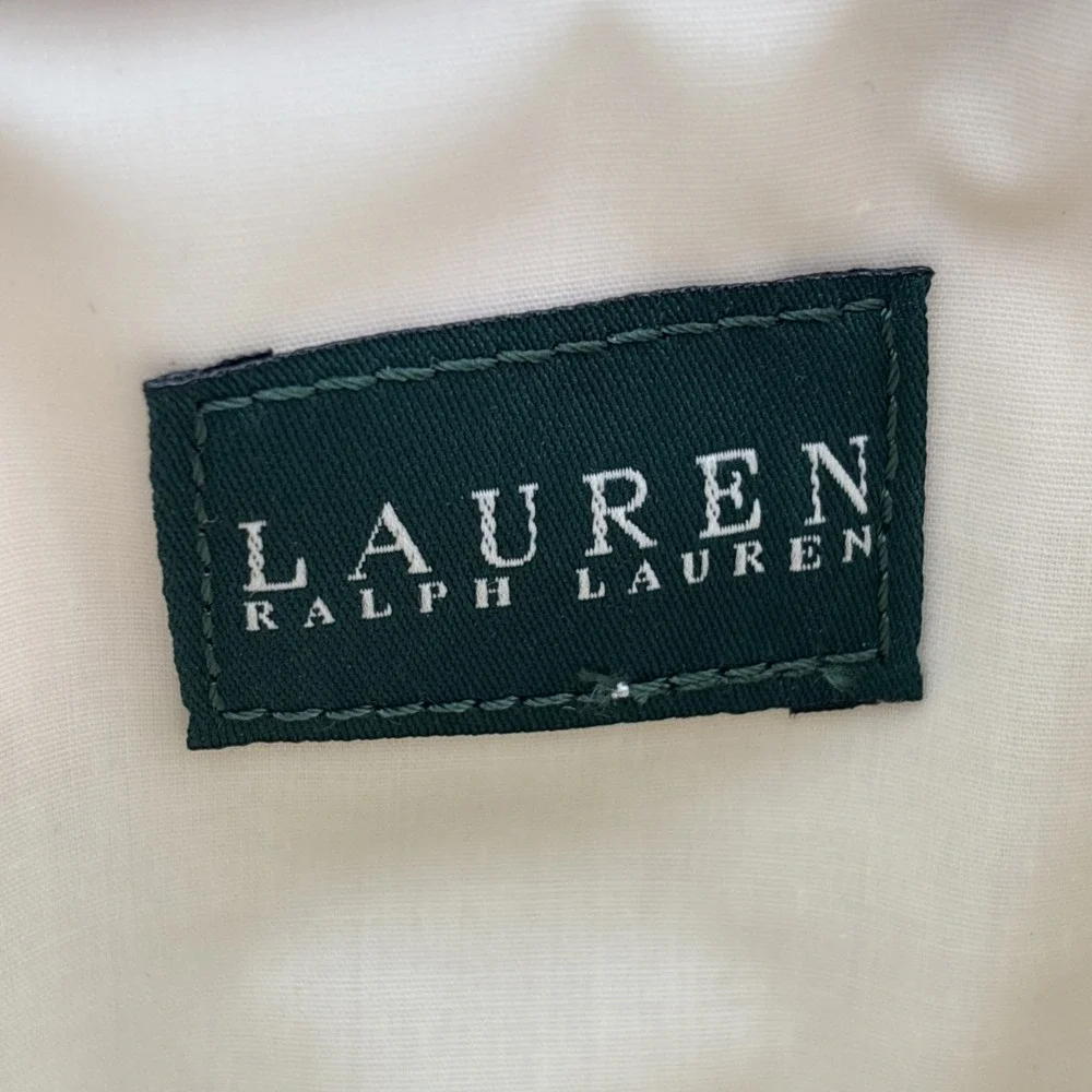 Lauren Ralph Lauren LRL Cosmetic Makeup Bags Pink &‎ Red Zipper Pouch Lot Of 2